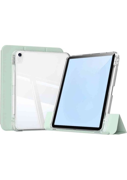 iPad Air 13 Uyumlu M2/m3 Airbagli Manyetik Ayrılabilen Fuchsia Sliding Tablet Kılıfı