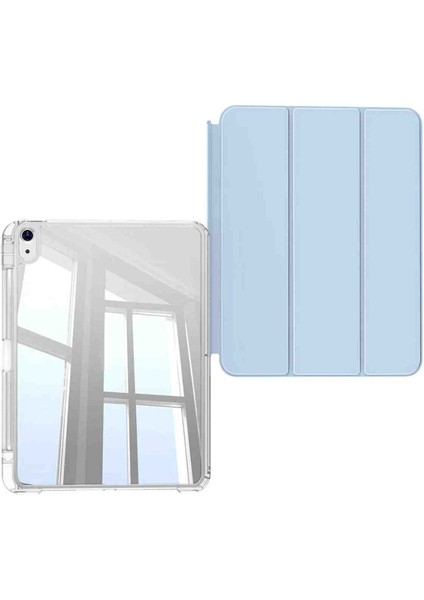 iPad Air 13 Uyumlu M2/m3 Airbagli Manyetik Ayrılabilen Fuchsia Sliding Tablet Kılıfı indirimleri