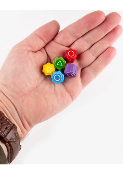 3lü Set Squid 2 Gonggi Game Taş Oyun Seti Beştaş Gonggi Oyuncak Kalamar Oyun Renkli Taş