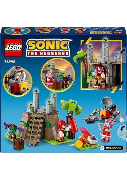 Sonic The Hedgehog Knuckles ve Master Emerald Tapınağı 76998 - 8 Yaş ve Üzeri Çocuklar Için Video Oyunu Karakterleri Içeren Yaratıcı Oyuncak Yapım Seti (325 Parça)