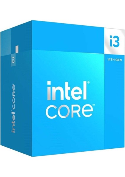 Core™ I3 Masaüstü Işlemci 14100F 4 Çekirdek (4 P Çekirdek ve 0 E-Cores) 4,7 Ghz'e Kadar