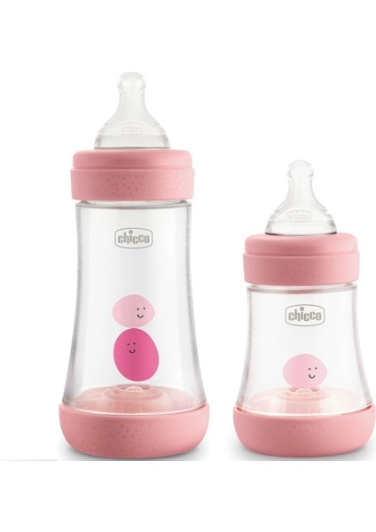 Perfect5 Antikolik Pp Yenidoğan Biberon Set PEMBE(150 ml - 240 Ml)