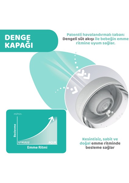 Perfect5 Antikolik Pp Yenidoğan Biberon Set PEMBE(150 ml - 240 Ml)