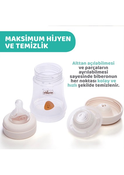 Perfect5 Antikolik Pp Yenidoğan Biberon Set PEMBE(150 ml - 240 Ml)