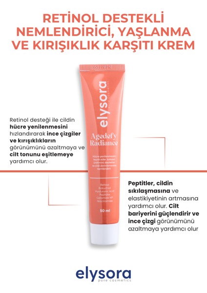 Anti-Aging Etkili, Retinol Destekli, Yenileyici, Kırışıklik Karşıtı ve Nemlendirici Krem 50 ml fiyatları