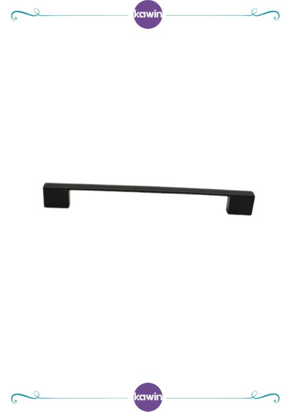 Köprü Mat 192mm Metal Kulp Vidalı Dolap, Komodin, Vestiyer, Vida Hediye Siyah 19 cm 20 cm uyumlu modelleri