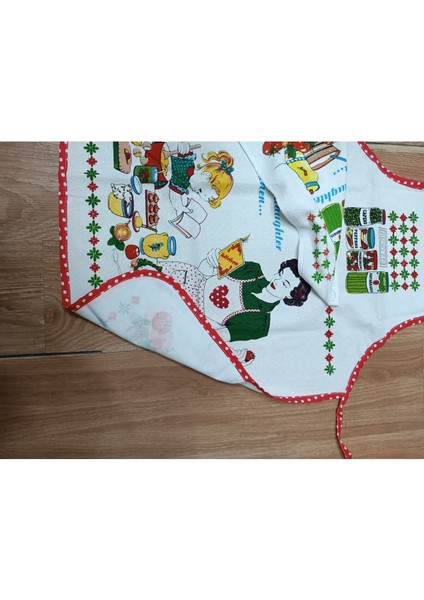 Çok Renkli Alezli Plastik Havlulu Önlük, Farklı Boyutlarda Kullanıma Uygun modelleri