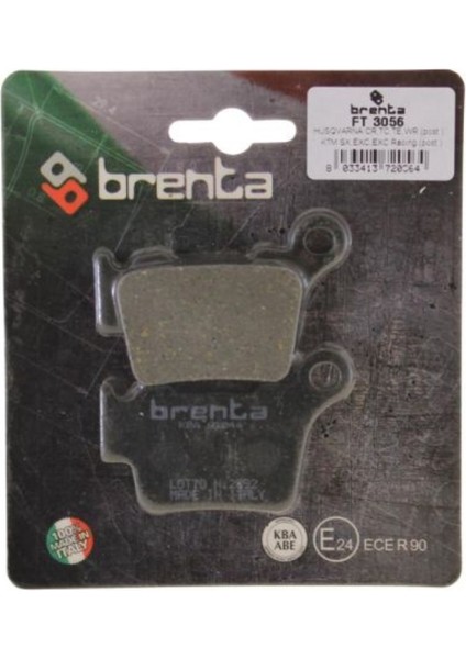 Bmw G 450 x Arka Fren Balata Brenta (Made In Italy)