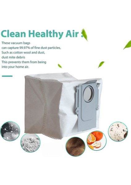 Roborock Saros Z70 / G30SPACE Elektrikli Süpürge Parçaları Için Toz Torbaları Yedek Dokumasız Çöp Torbaları 12 Adet (Yurt Dışından) fiyatları