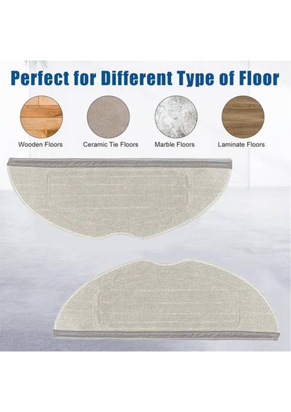 Dreame Mova S20 Ultra / RLM71CE Elektrikli Süpürge Parçaları Değişimi Için Paspas Bezi Verimli Ev Temizlik Aksesuarları (Yurt Dışından) fırsatları