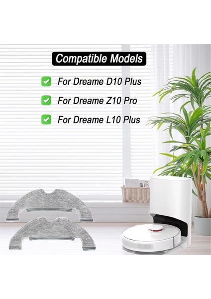 Dreame D10 Plus, Z10 Pro, L10 Plus Robot Süpürge Için 12 Adet Paspas Pedi Yıkanabilir ve Tekrar Kullanılabilir Paspas Pedi Aksesuarları (Yurt Dışından) fiyatları