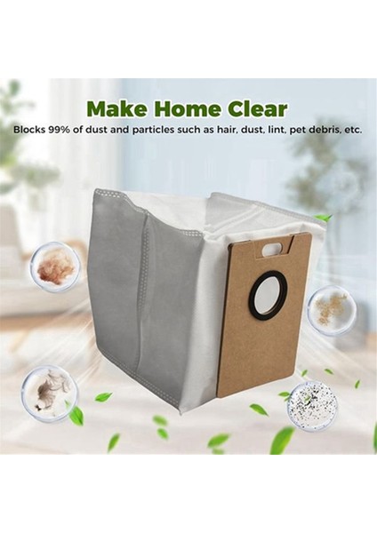 Tp-Link Tapo RV30 Max Plus / RV20 Max Plus / RV30 Max / RV20 Max Vakum Parçaları Filtreler Paspas Yan Fırça Toz Torbaları Için 18 Adet (Yurt Dışından) fiyatları