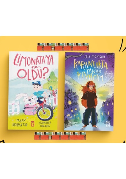 3.4.sınıf- Karanlıkta Yanan Kıvılcım,limonataya Ne Oldu(2kitap)