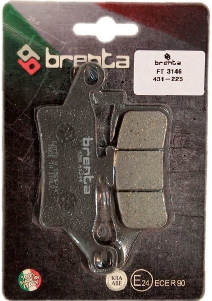 Yamaha Xenter 150 Ön Fren Balata Brenta (Made In Italy)