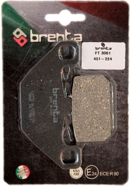 Kawasaki Vn 1500 Ön Fren Balata Brenta (Made In Italy)