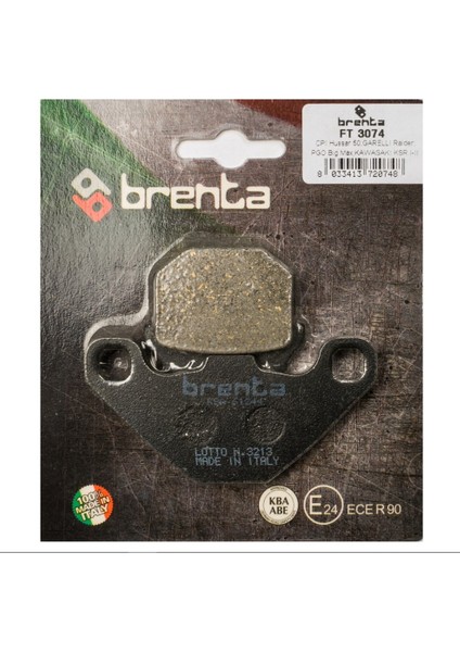 Suzuki An 125 Ön Fren Balata Brenta (Made In Italy)