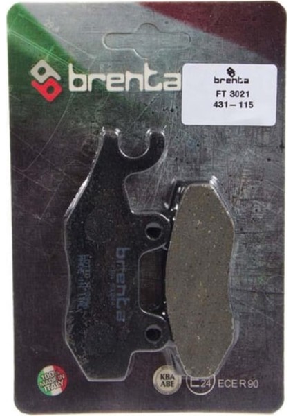 Regal Raptor Dd 250E-9B Arka Fren Balata Brenta (Made In Italy)