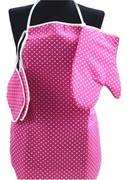 Pembe Mutfak Pişirme Seti 50x70 Viskon, Şık ve Kullanışlı