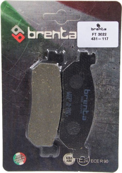 Yamaha Yp 250 X-Max Abs Arka Fren Balata Brenta (Made In Italy)