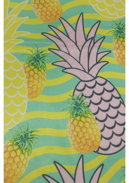 Mutfak Önlüğü, Su Geçirmez, Meyve Desenli, 50x70 cm, Sarı ve Yeşil renkli