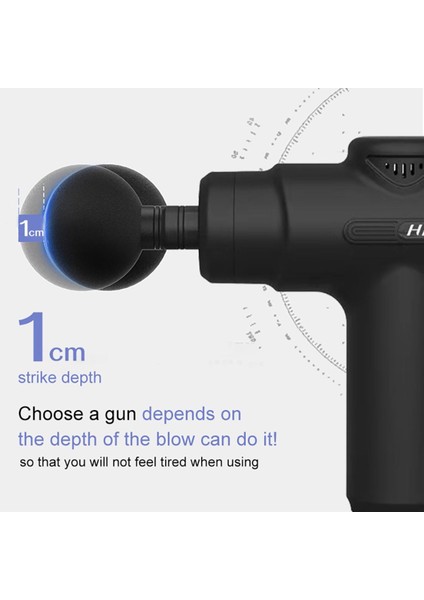 Masaj Tabancası 4 Başlıklı Masaj Aleti Titreşimli modelleri