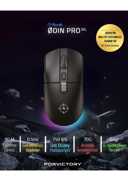 Odin Pro Wl Oyuncu Mouse + Odin Pro WL68 Oyuncu Klavyesi Vıp Kablosuz Oyuncu Klavye Mouse Seti fiyatları