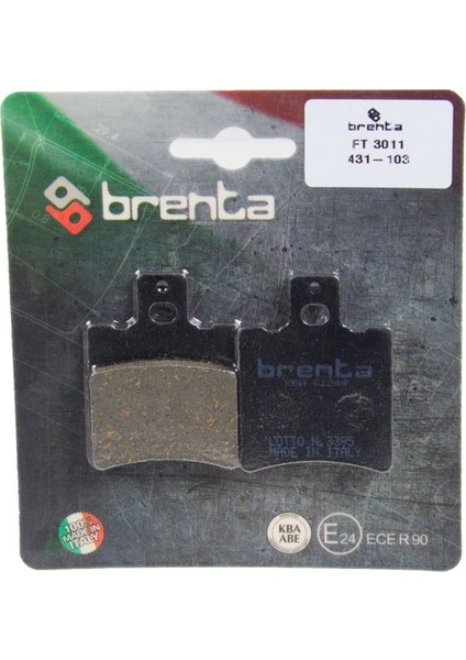 Yamaha Neos 100 Ön Fren Balata Brenta (Made In Italy)