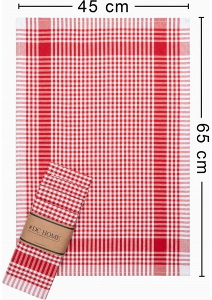 Kareli 5’li kurulama bezi, yumuşak ve hafif, pratik kullanım, 45x65 cm, pamuk polyester modelleri