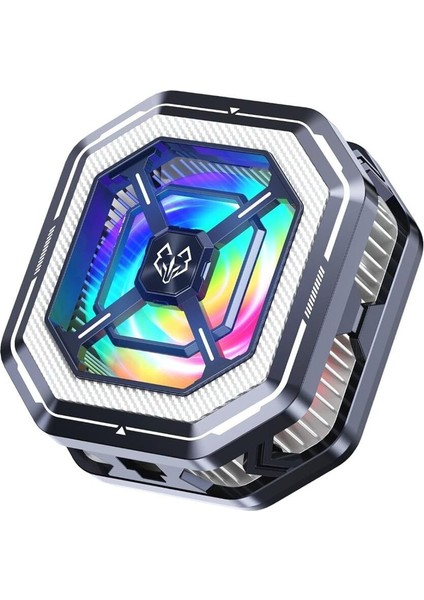 Telefon Soğutucu Radyatör Fanlı Işıklı Bütün Telefon Modelleri Ile Uyumlu modelleri