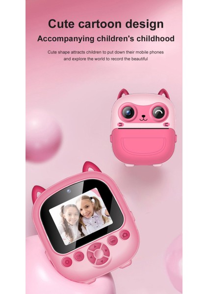 Fotoğraf Makinesi Dijital Hd Video Kamera Anlık Termal Resim Kağıt Baskılı Yazıcı Print Camera modelleri