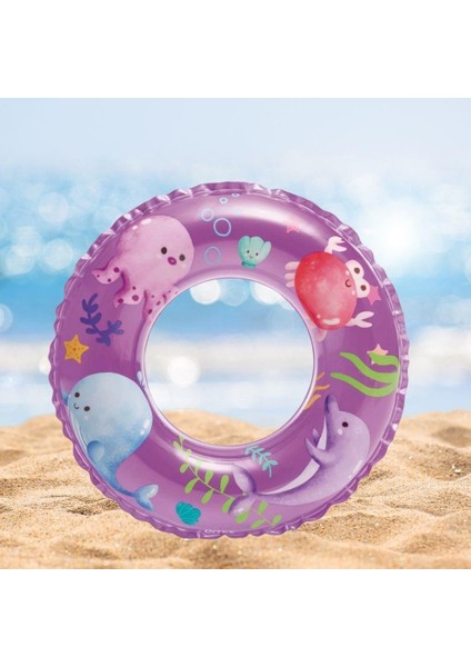 Intex 59242 Sevimli Balıklar Desenli Can Simidi 61 Cm. (6- 10 Yaş)