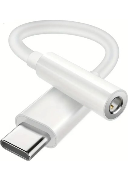 Apple Uyumlu Type-C To 3.5mm Aux Dönüştürücü Adaptör – Yüksek Ses Kalitesi | iPad Pro, iPad Air ve MacBook Modelleri ile Uyumlu Kulaklık Adaptörü