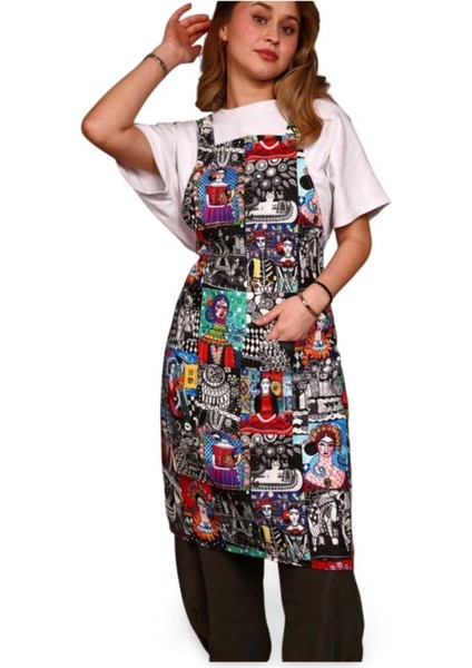 Renkli ve şık çok amaçlı mutfak önlüğü, stilinizi tamamlayan canlı tasarım fiyatları