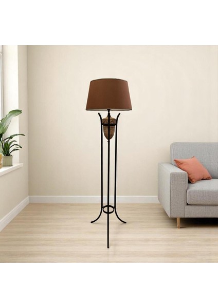 Zarela Siyah Eskitme Taş Detaylı Lambader fiyatları