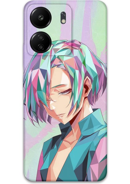 Poco C65 Uyumlu Anime Desenli Telefon Kılıfı + Ekran Koruyucu - 5743