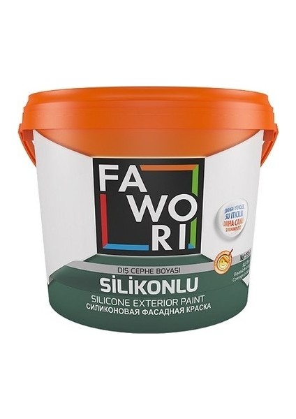 Silikonlu Dış Cephe Boyası Beyaz 2,5lt.