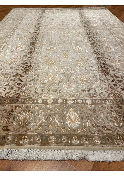 El Dokuma Geleneksel Antik Ipekli Uşak Halı 057291