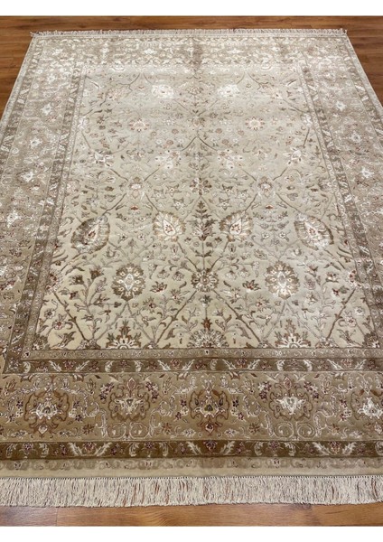 El Dokuma Geleneksel Antik Ipekli Uşak Halı 057293