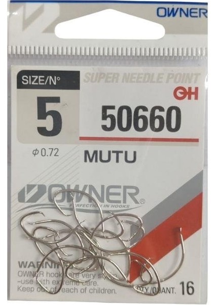 50660 - 5 Owner Iğne