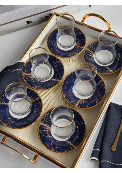 Imperial Çay Seti 6 Kişilik 12 Parça
