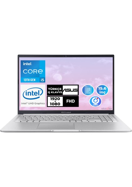 Vivobook I5-13420H 16GB 1tb SSD 15.6" Fhd W11P Taşınabilir Bilgisayar X1502VA-NJ871 13