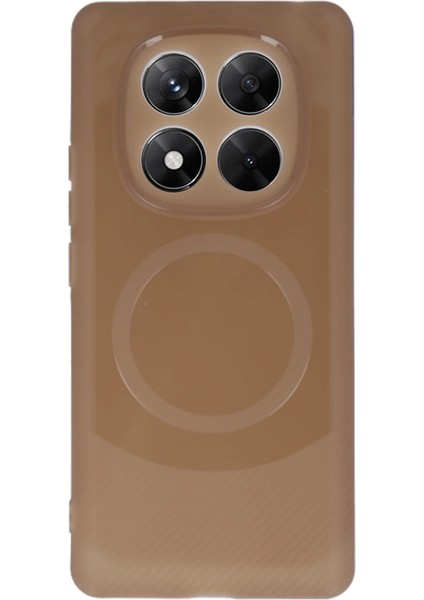 Xiaomi Redmi Note 14 Pro 5g Kılıf Maya Karbon Kapak - Kahverengi Zrnet