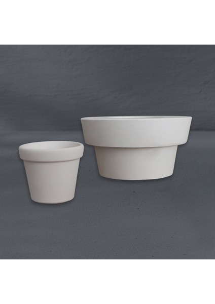 Minik Saksı Alçı Kalıbı – Minik Saksı – Sanatsal Seri modelleri
