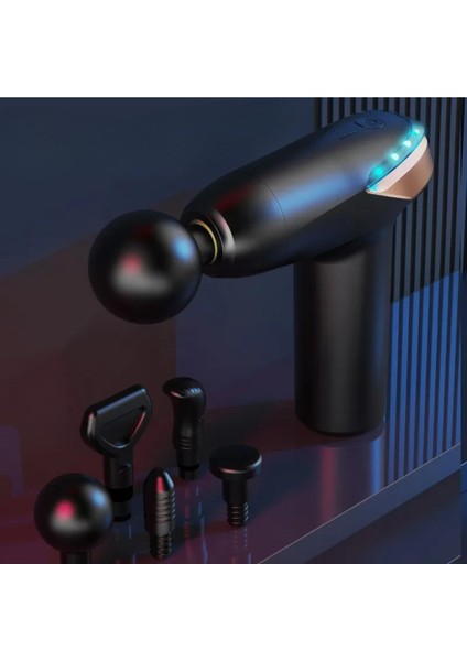 Deep Tissue Şarjlı Darbeli Masaj Tabancası Vücut Masaj Aleti modelleri