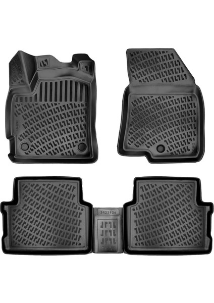 Dacıa Jogger 2022 Sonrası Myk 3D Premium Havuzlu Oto Paspas Araca Özel