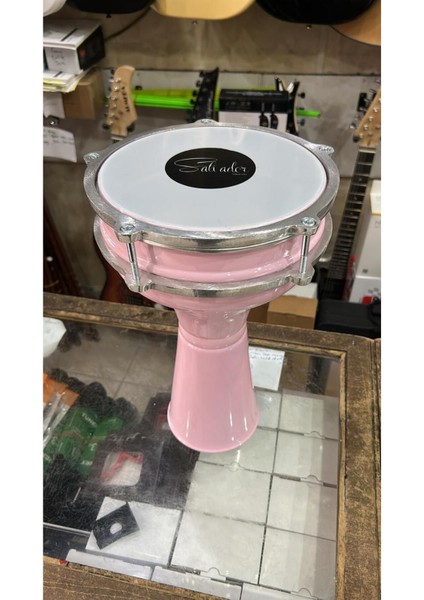 4 Numara Alüminyum Pembe Darbuka SV104