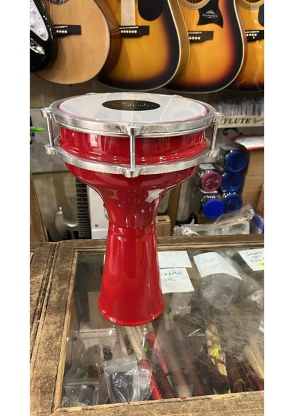 4 Numara Alüminyum Bordo Darbuka SV104