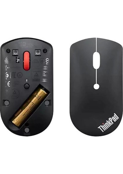 4Y51D20848 Thinkpad Usb-C Wireless Compact Mouse 2.4 Ghz (800 DPI,1600 DPI,2400 Dpı)