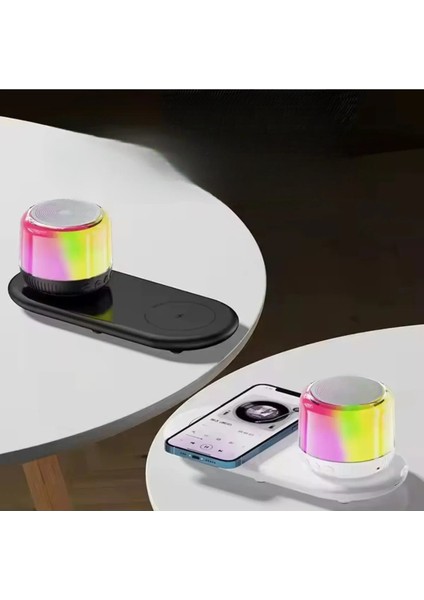 Magsafe Şarj Stantlı Kablosuz Rgb Hoparlör modelleri