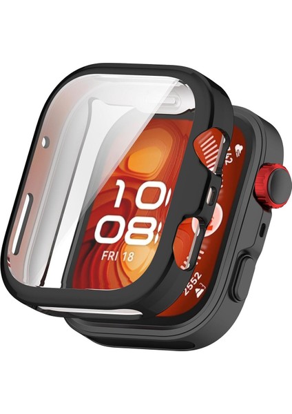 Huawei Watch Fit 4 Uyumlu Kasa ve Ekran Koruyucu 360 Tam Koruma Kılıf Kapak